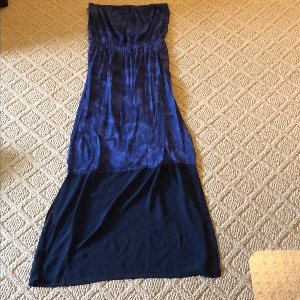 MEDIUM express maxi dress with mesh detail